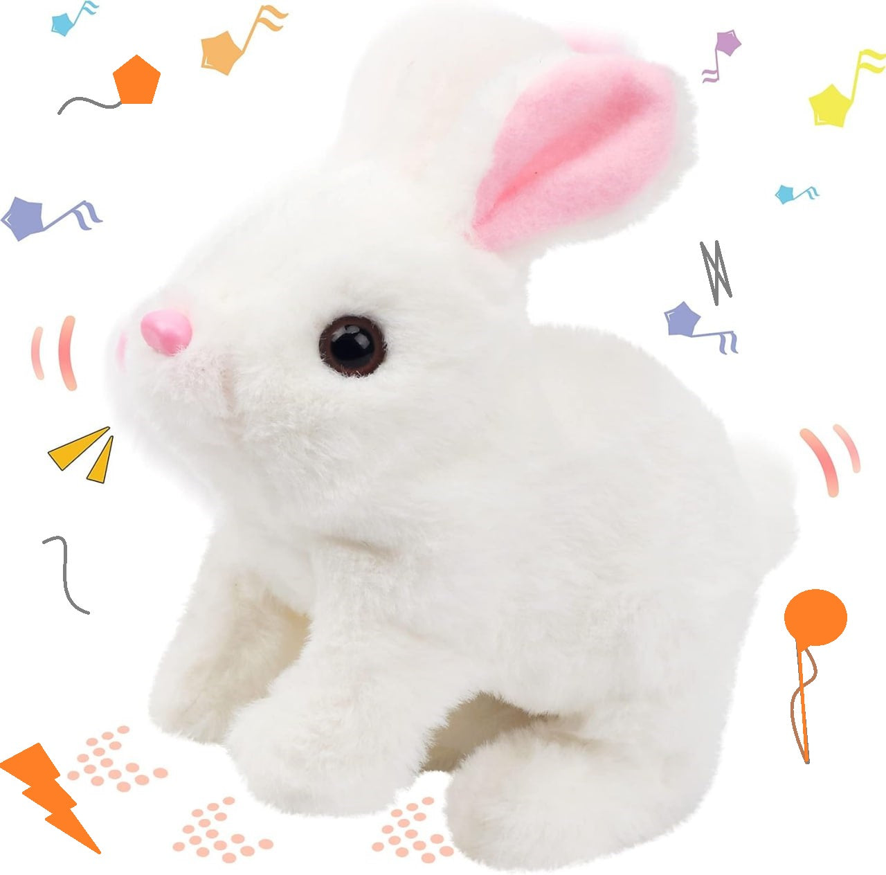 Bunny Toy™ – Jumping &amp; Sound-Activated Fun for Babies!