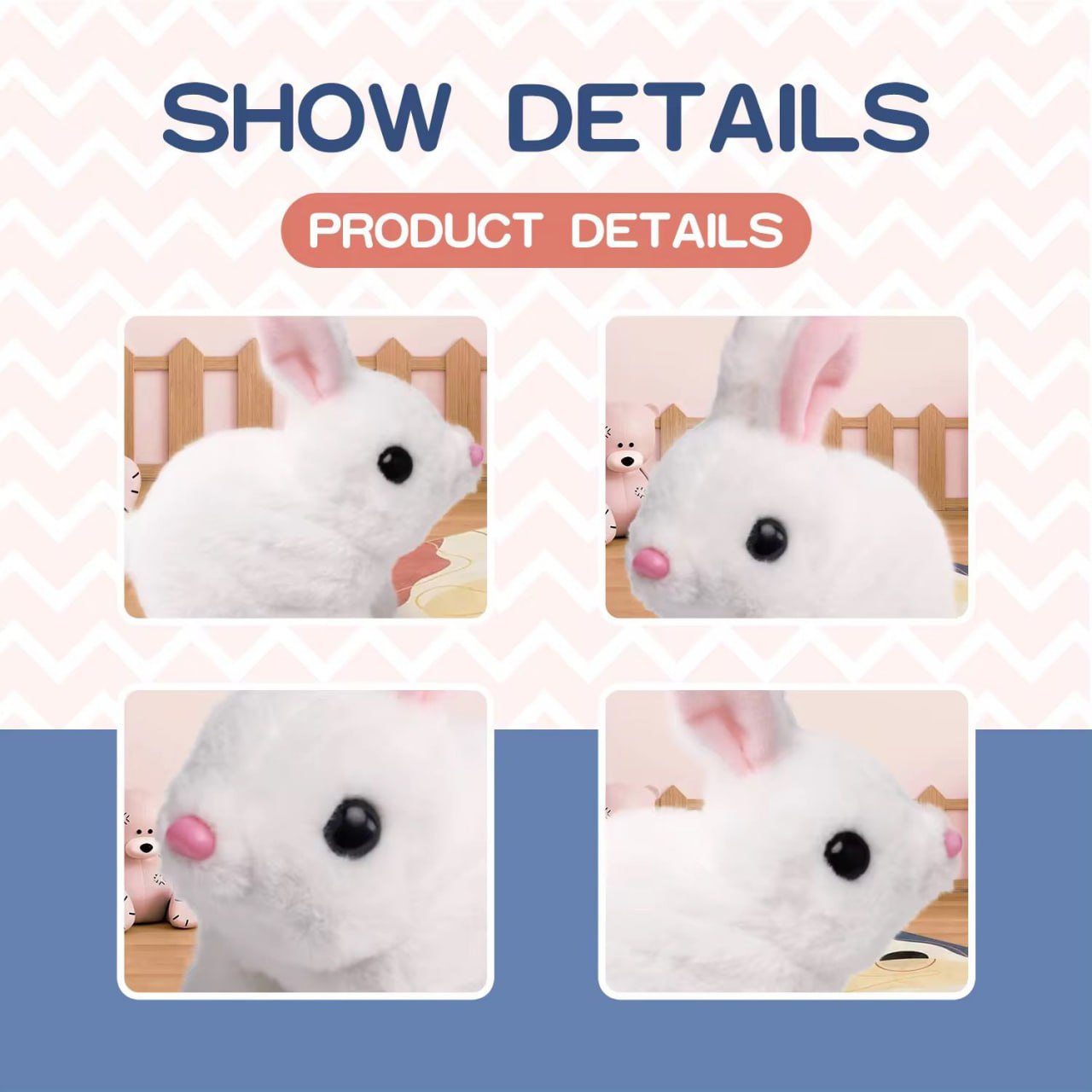 Bunny Toy™ – Jumping &amp; Sound-Activated Fun for Babies!