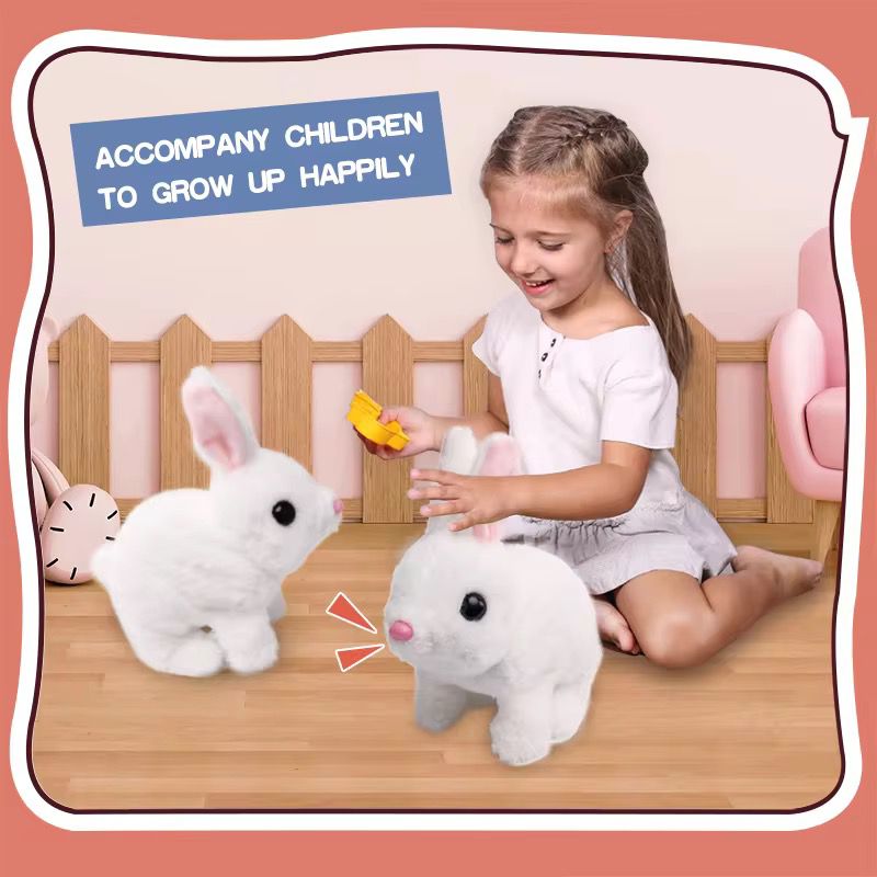 Bunny Toy™ – Jumping &amp; Sound-Activated Fun for Babies!